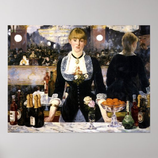 Poster Un bar aux Folies-Bergere (Devant)