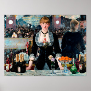 Poster Un bar aux Folies-Bergère d'Édouard Manet