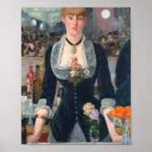 Poster Un Bar Aux Folies Bergere - Edouard Manet (Devant)