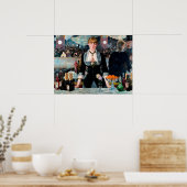 Poster Un bar aux Folies-Bergère par Édouard Manet (Cuisine)