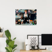 Poster Un bar aux Folies-Bergère par Édouard Manet (Bureau à domicile)
