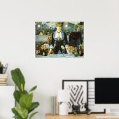 Poster Un bar aux Folies Bergere par Edouard Manet (Bureau à domicile)