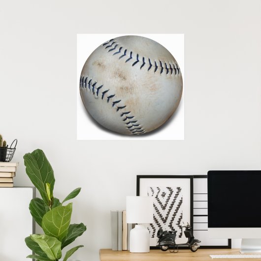 Poster Un baseball (Bureau à domicile)