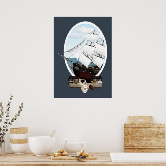 Poster Un bateau pirate (Cuisine)