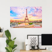 Poster Un Beau Après-Midi À Paris, France (Bureau à domicile)