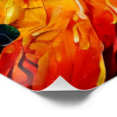 Poster Un Beau Colibri Peinture Média Mélange (Coin)