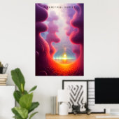 Poster Un Beau coucher de soleil (Bureau à domicile)