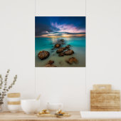 Poster Un Beau Coucher De Soleil Sur Grace Bay | Turks &  (Cuisine)