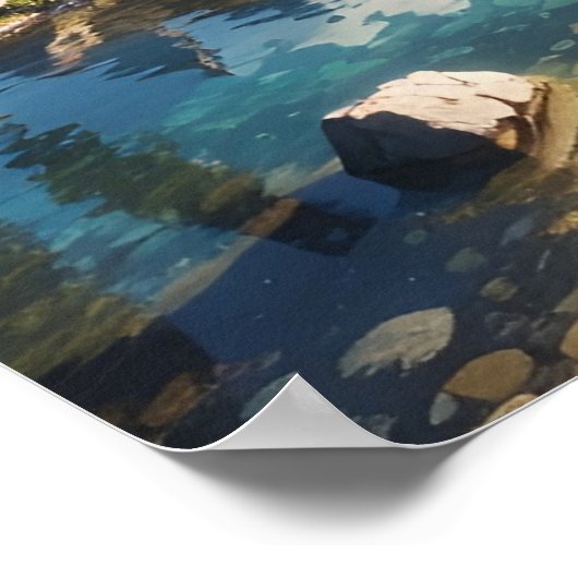 Poster Un beau paysage 4k (Coin)