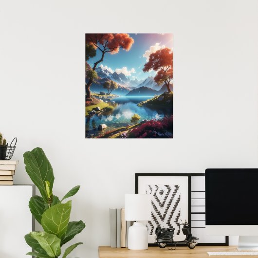 Poster Un beau paysage 4k (Bureau à domicile)