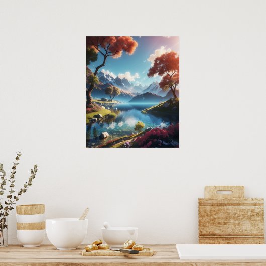 Poster Un beau paysage 4k (Cuisine)