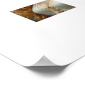 Poster Un beau portrait de fille (Coin)