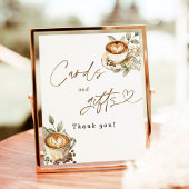 Poster Un bébé brasse des cartes et des cadeaux Signe, Ca