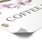 Poster Un bébé brasse du baby shower Café bar (Coin)