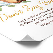 Poster Un bébé brasse du café Ne pas dire bébé (Coin)