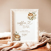 Poster Un bébé brasse une barre de café | Café bébé