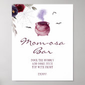 Poster Un Bébé Brûle Le Bar Momosa Halloween (Devant)