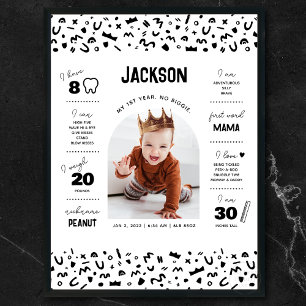 Poster Un bébé célèbre jalon