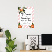 Poster Un bébé doux sur le chemin Clementine Bienvenue (Bureau à domicile)