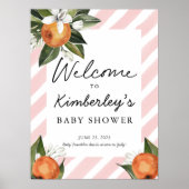 Poster Un bébé doux sur le chemin Clementine Bienvenue (Devant)