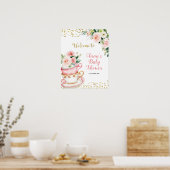 Poster Un bébé est en train de brasser le Baby shower de (Cuisine)