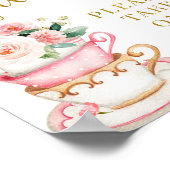 Poster Un bébé est en train de brasser Tea Party Faveurs  (Coin)