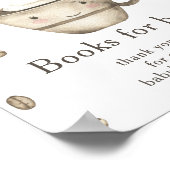 Poster Un bébé prépare des livres pour bébé (Coin)