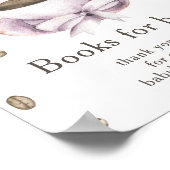 Poster Un bébé prépare des livres pour bébé (Coin)
