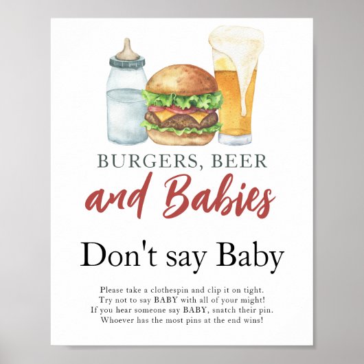 Poster Un bébé prépare du lait Ne dites pas bébé  (Devant)