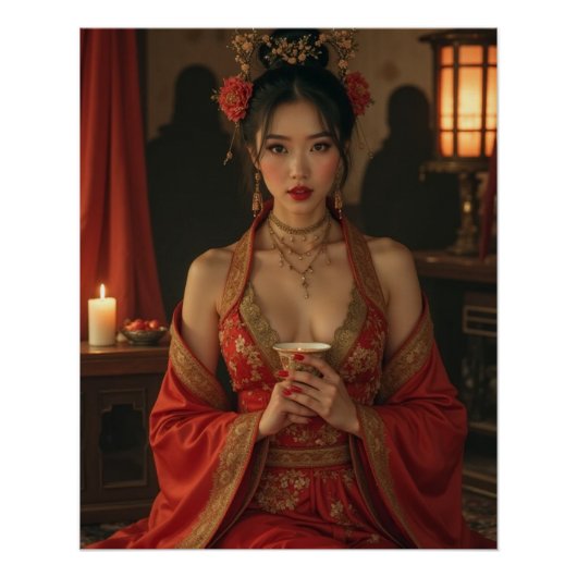 Poster Un bel assassin chinois courtois (Devant)