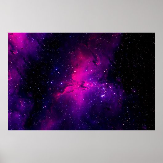 Poster Un bel espace lumineux nebula. arrière - plan,  (Devant)