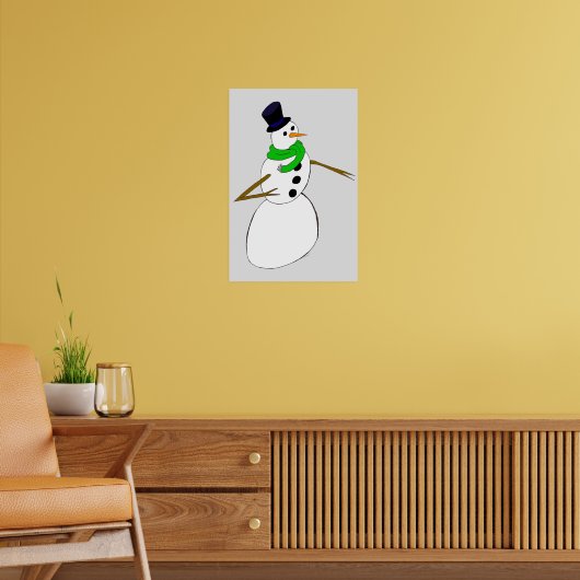Poster un bonhomme de neige (Salon 2)