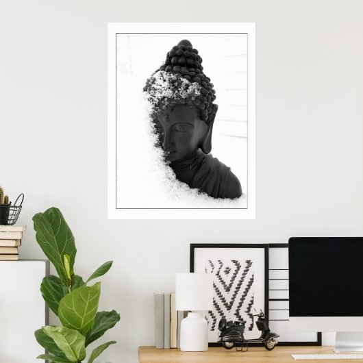 Poster Un bouddha d'hiver (Bureau à domicile)