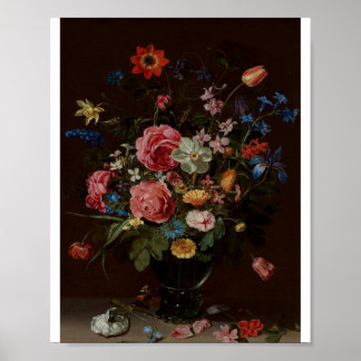Poster Un bouquet de fleurs par Clara Peeters