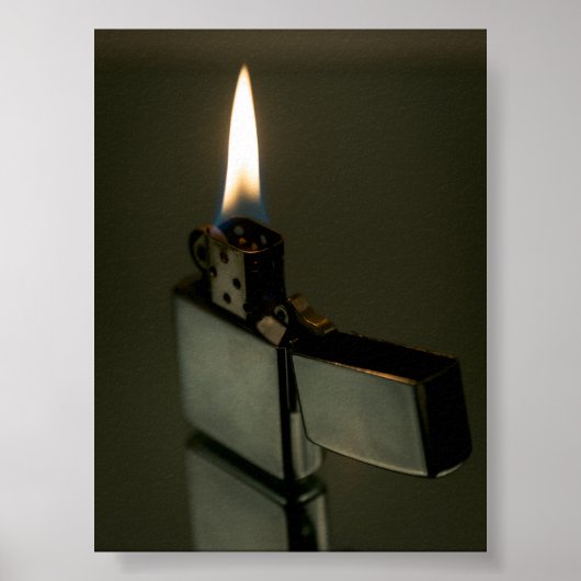 Poster Un briquet Zippo. Art (Devant)