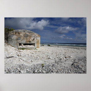Poster Un bunker en ruine