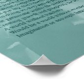 Poster Un but d'enseignant (Coin)