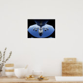 Poster Un C-17 Globemaster III reçoit du carburant (Cuisine)