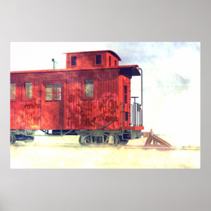 Poster Un caboose à la fin de la ligne