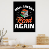 Poster Un cadeau de Reader pour que l'Amérique puisse lir (Cuisine)