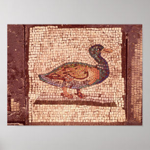 Poster Un canard, détail d'Orphée charmant les animaux