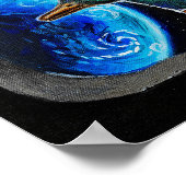 Poster Un canard envoyé dans l'espace extra-atmosphérique (Coin)