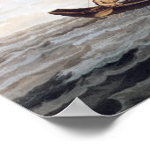 Poster Un canot à voile d'Otaheite (Coin)