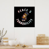 Poster Un Casquette dans le temps de la tranquillité (Cuisine)