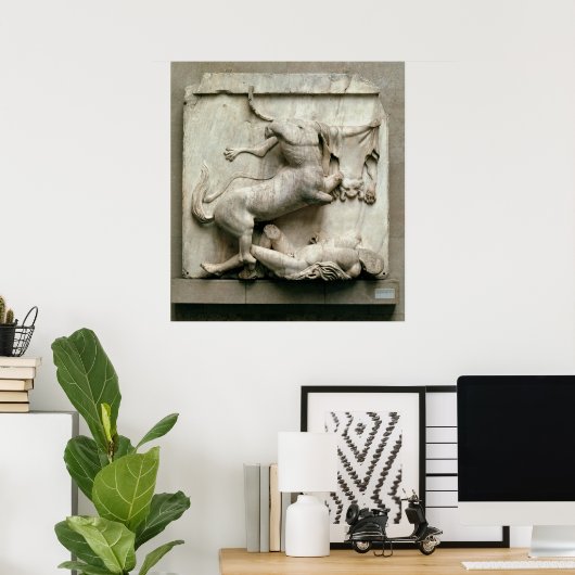 Poster Un Centaur triomphant sur un Lapith (Bureau à domicile)