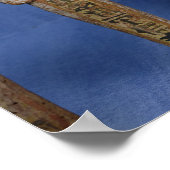 Poster Un cercueil Ushabti avec une scène de psychostase (Coin)