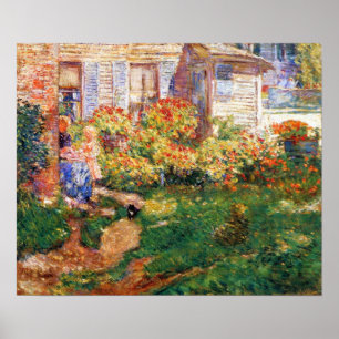 Poster Un chalet de pêcheur par Frederick Childe Hassam