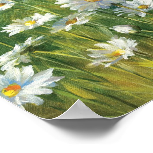 Poster Un champ de saletés blanches (Coin)