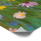 Poster Un champ plein de fleurs sauvages (Coin)