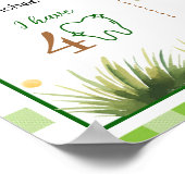 Poster Un chanceux Canard vert En vichy Anniversaire Jalo (Coin)